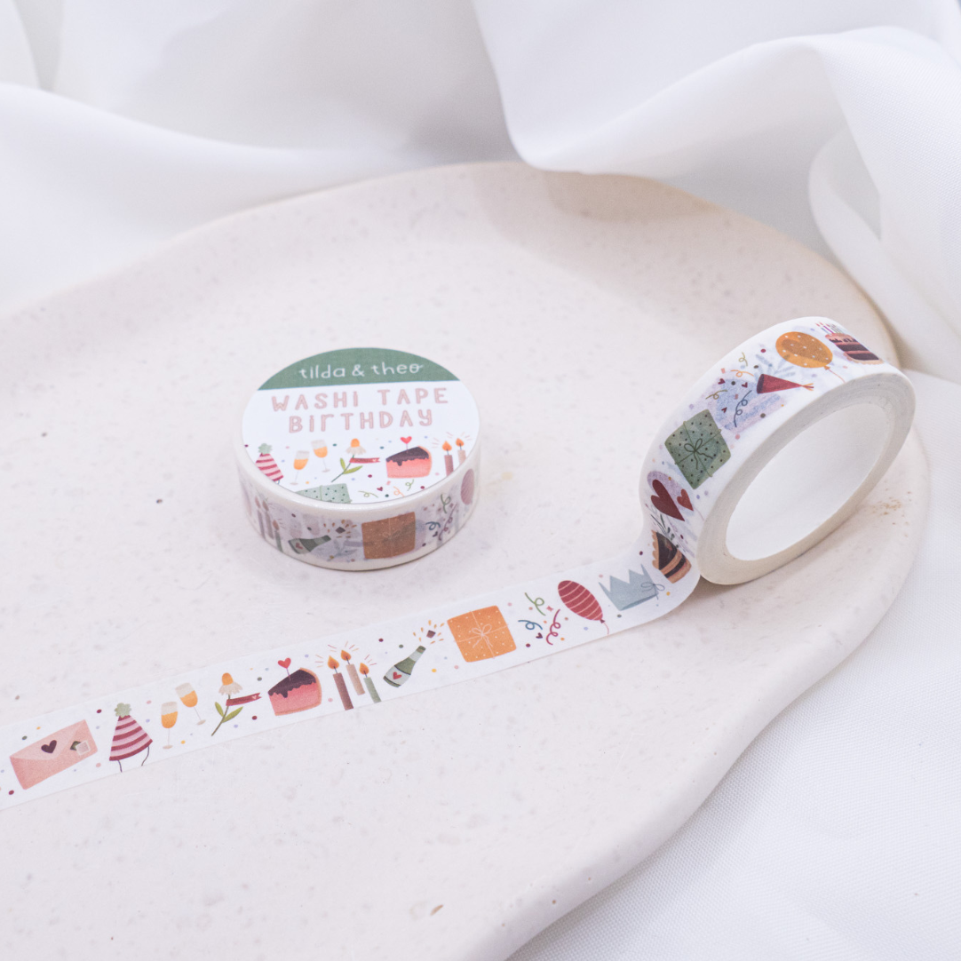 Washi Tape - Geburtstag