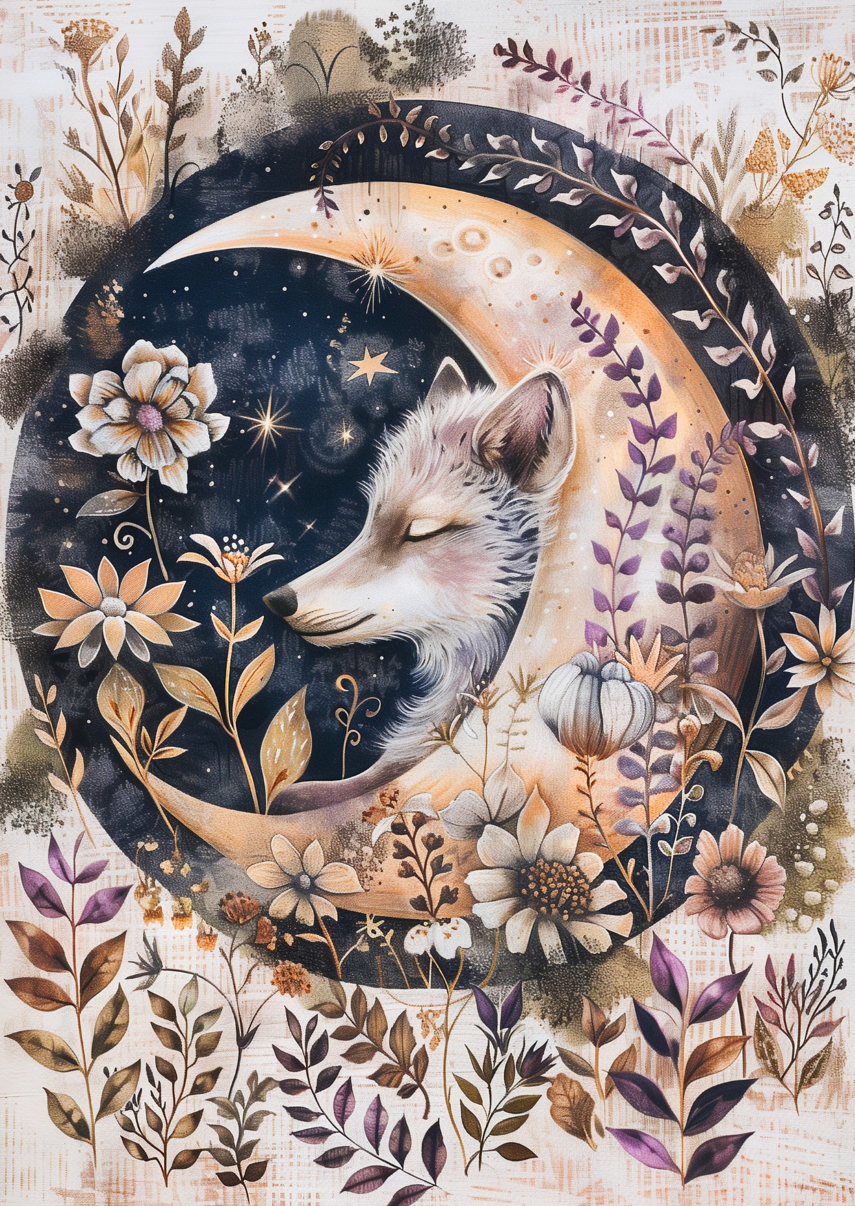 Mondtiere: Wolf