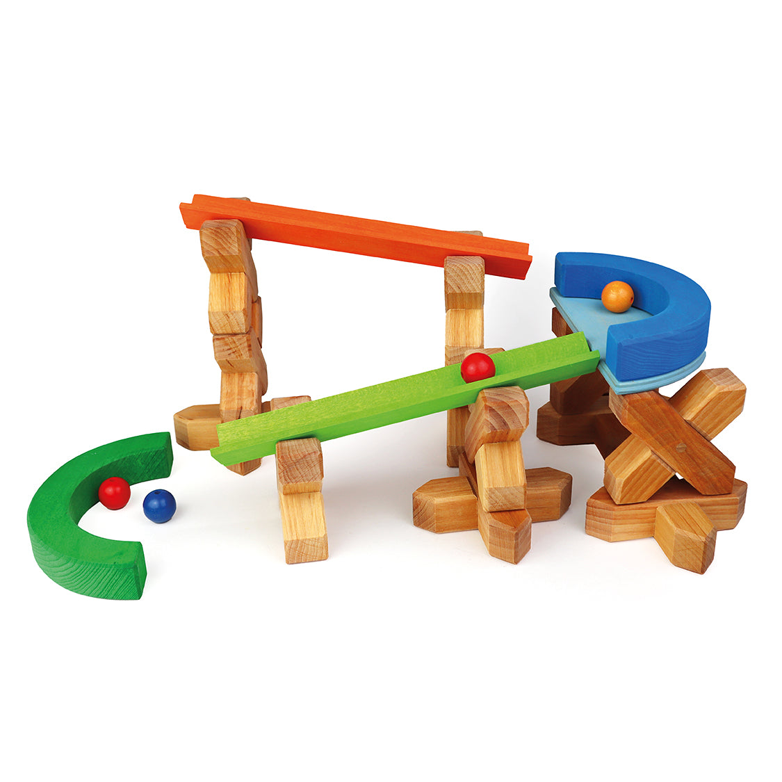 X-Klötze 48 Teile im Holzkasten