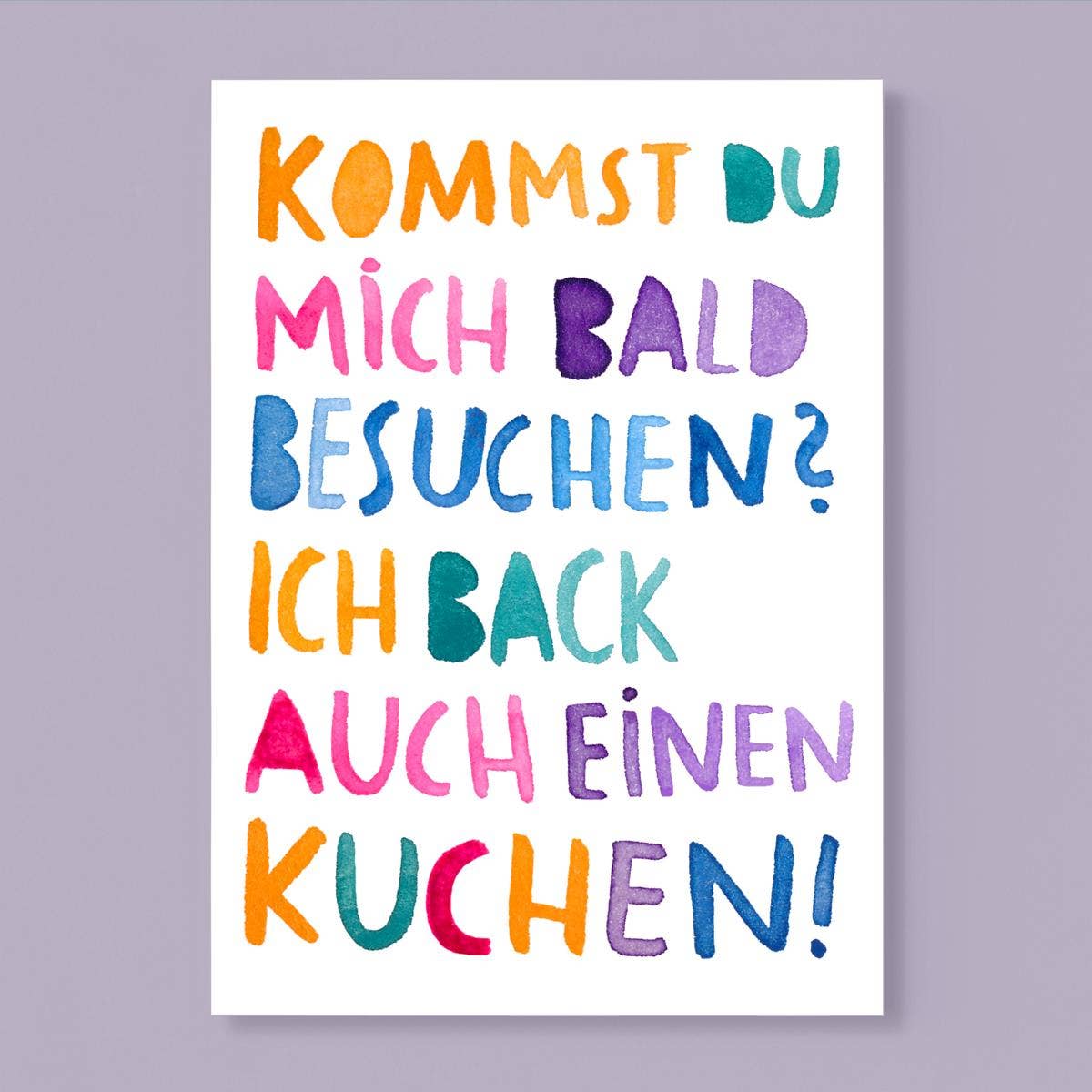 Kommst du mich besuchen? A6