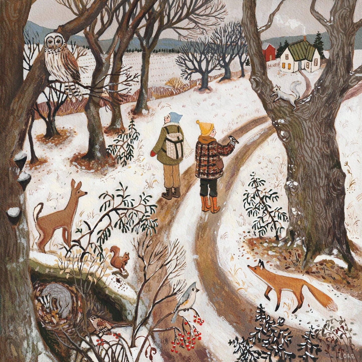 Print - Winterspaziergang