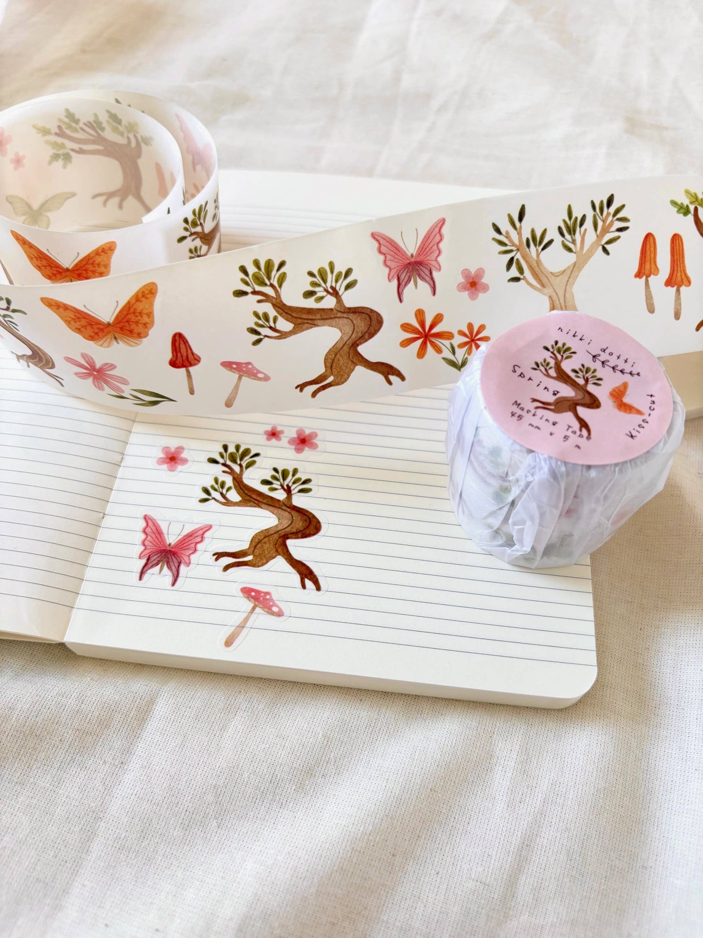 Washi-Rolle - Kiss-Cut - Frühling