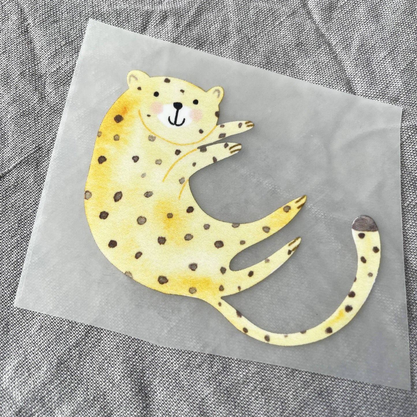 Bügelbild - Gepard