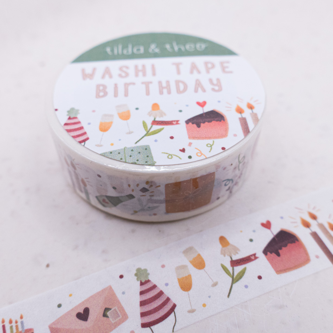 Washi Tape - Geburtstag