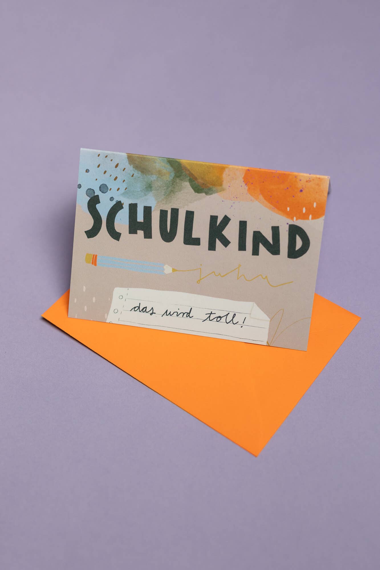 Klappkarte - Schulkind A6
