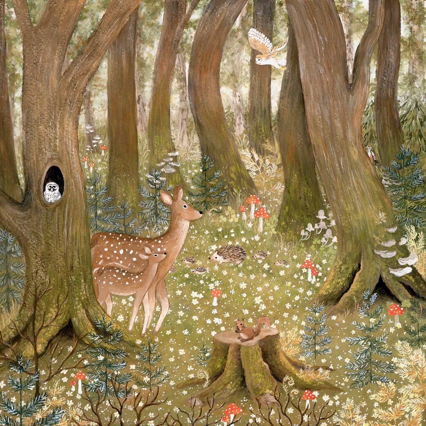 Im Wald - 20x20cm Print