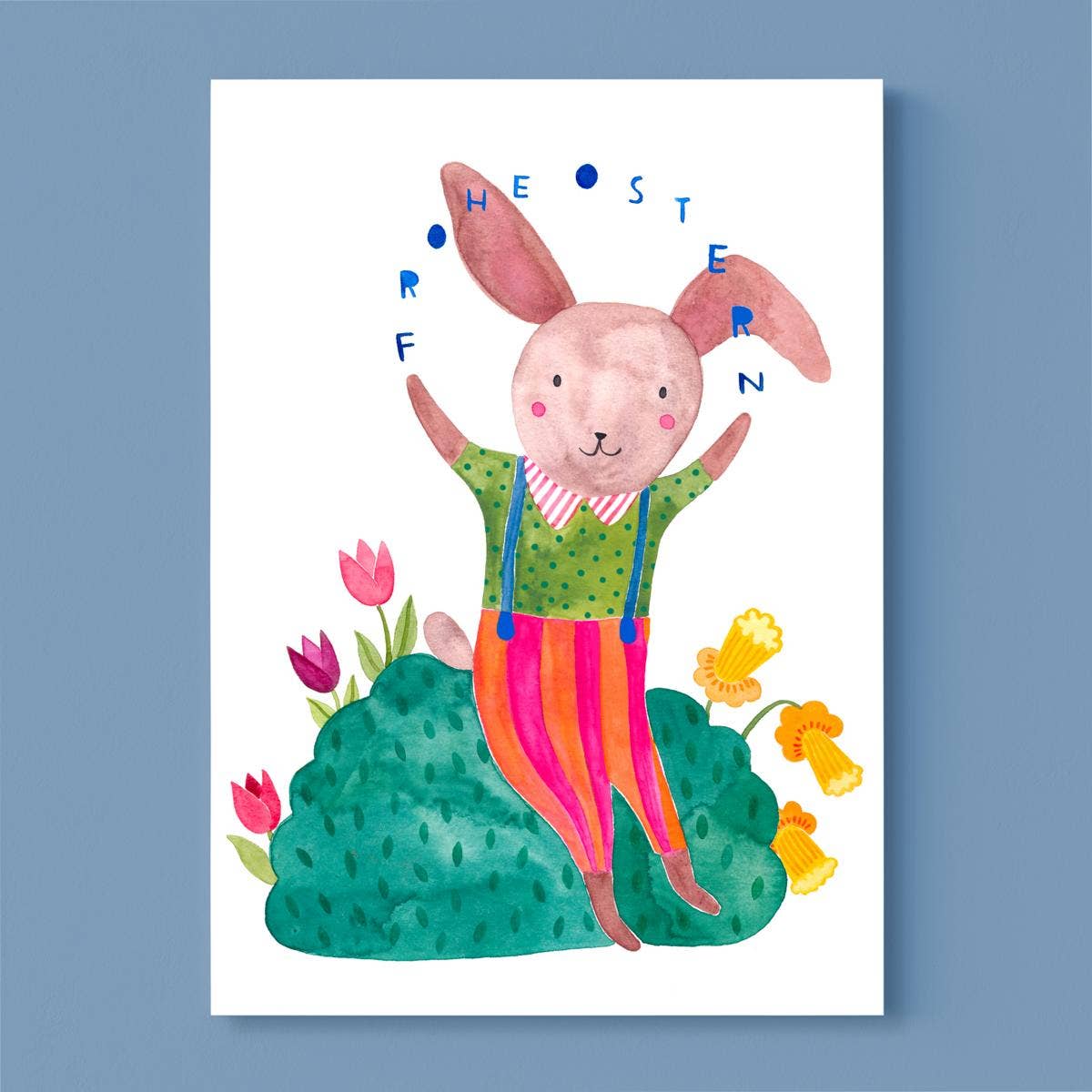Frohe Ostern mit Osterhase A6