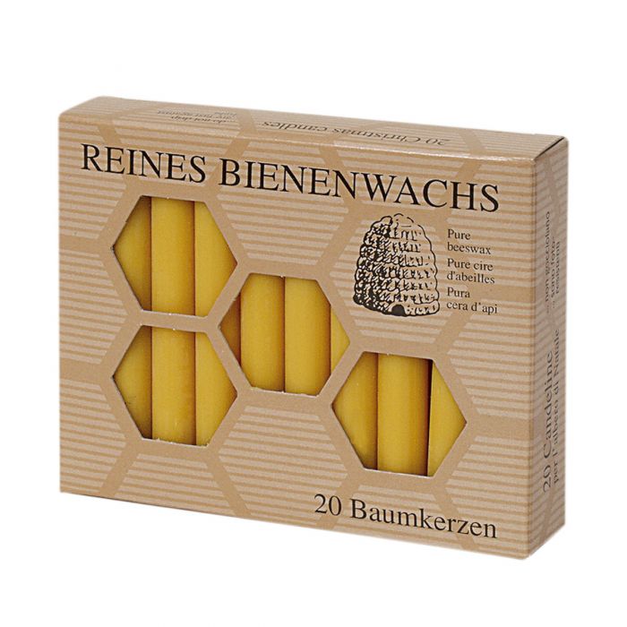 Kerzen aus 100% Bienenwachs 20 Stück