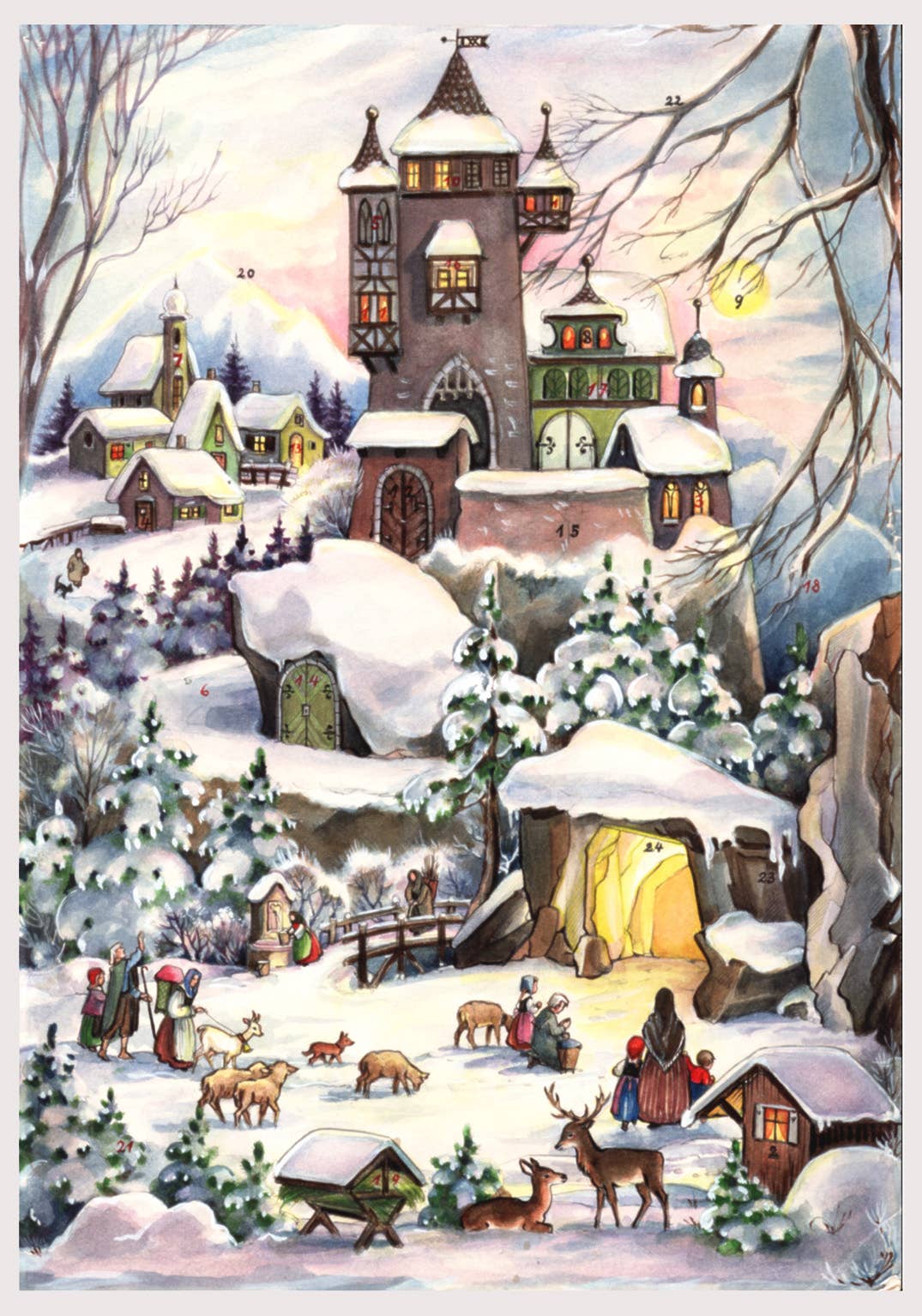 Adventskalender - An der Burg