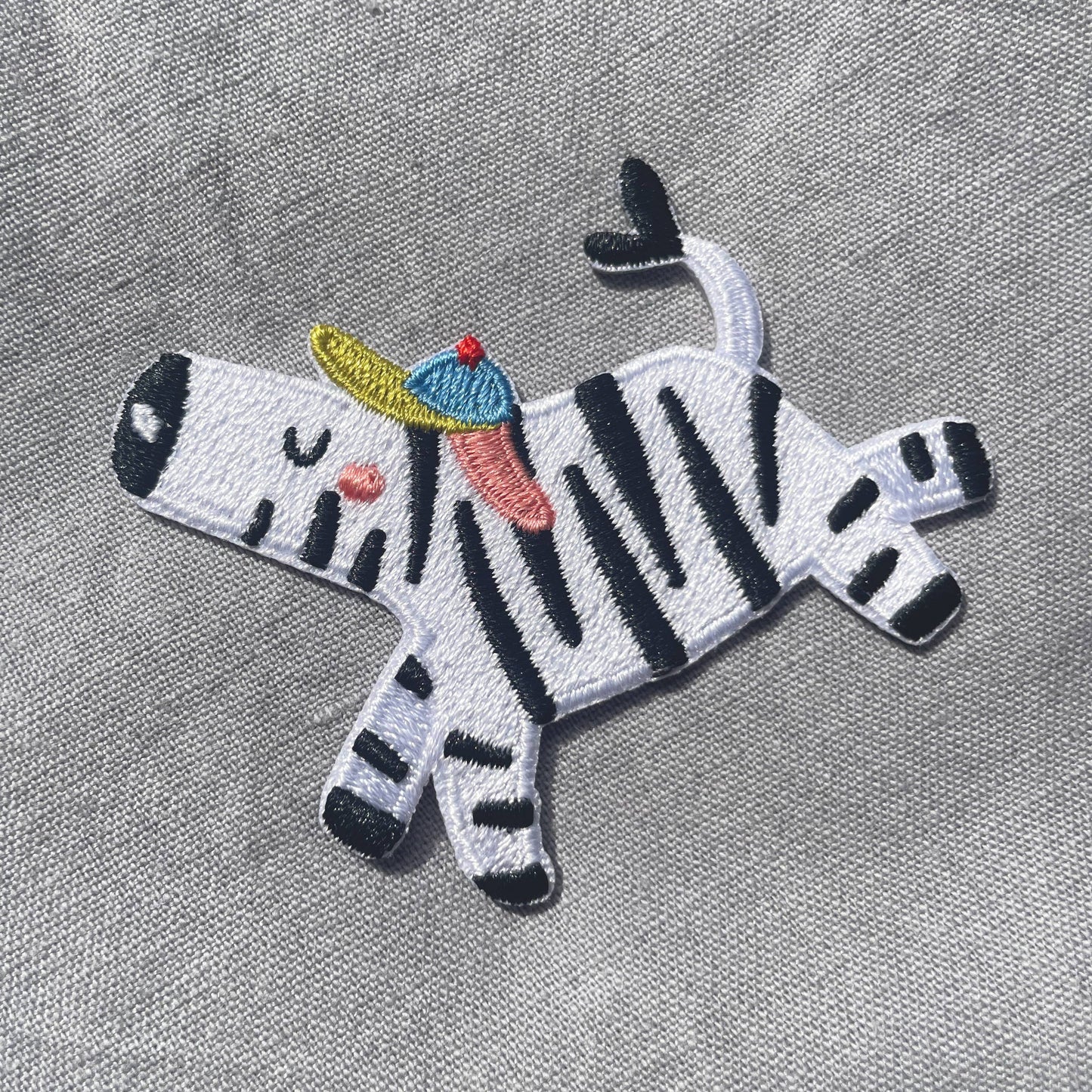 Bügelbild - Zebra