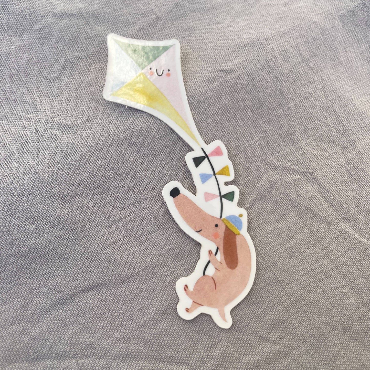 Stickerbogen - Dackel mit Drachen