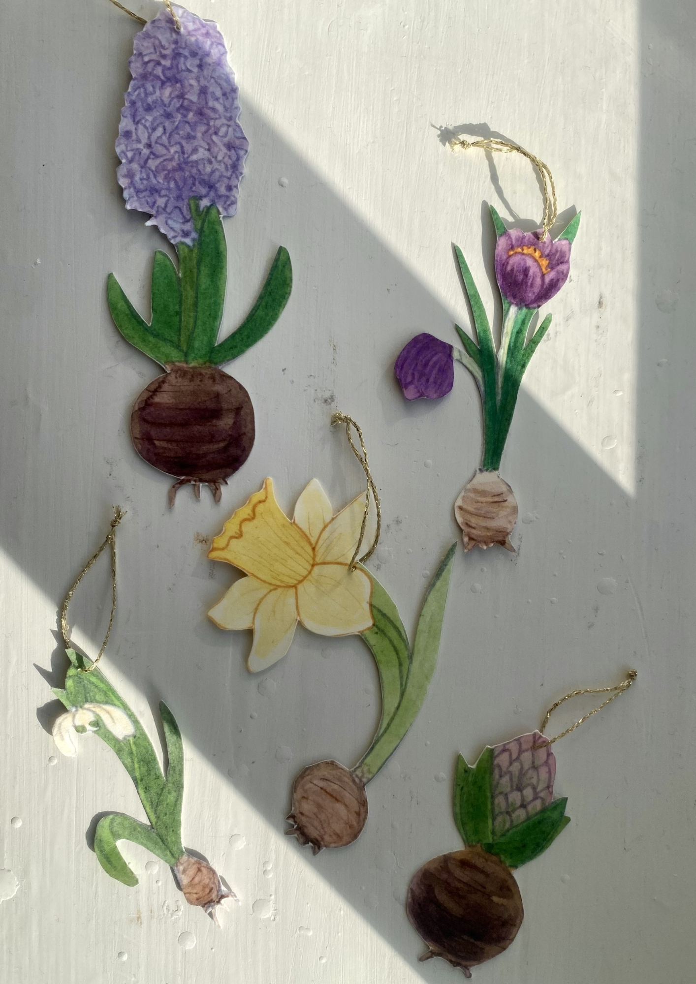 Bastelbogen - Frühlingsblumen