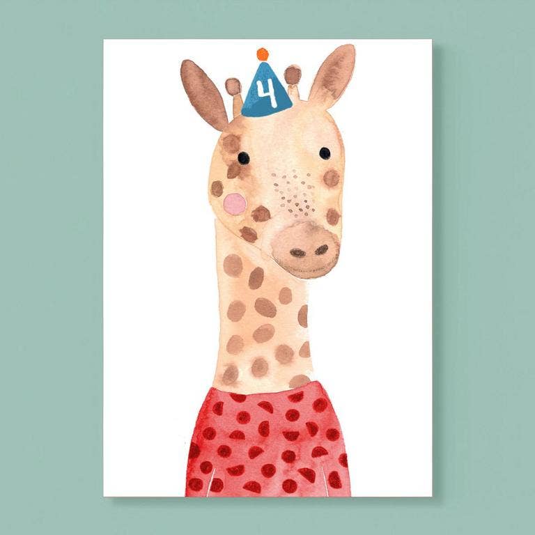 4. Geburtstag mit Giraffe A6