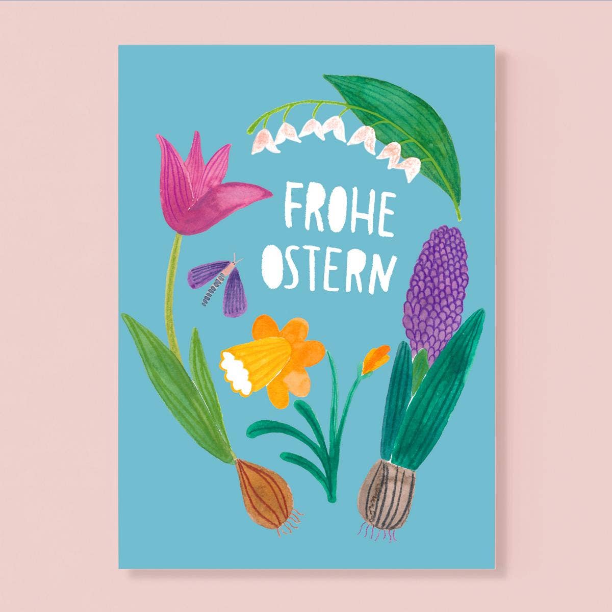 Frühlingsblumen zu Ostern A6