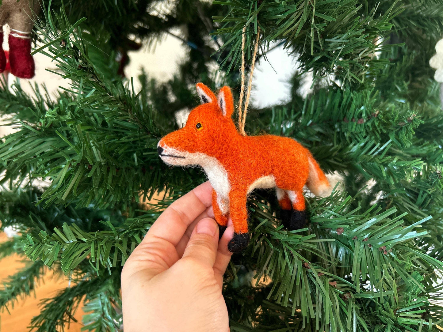 Filzanhänger - Fuchs Weihnachten
