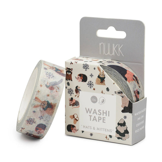 Washi Tape - Mützen und Schals