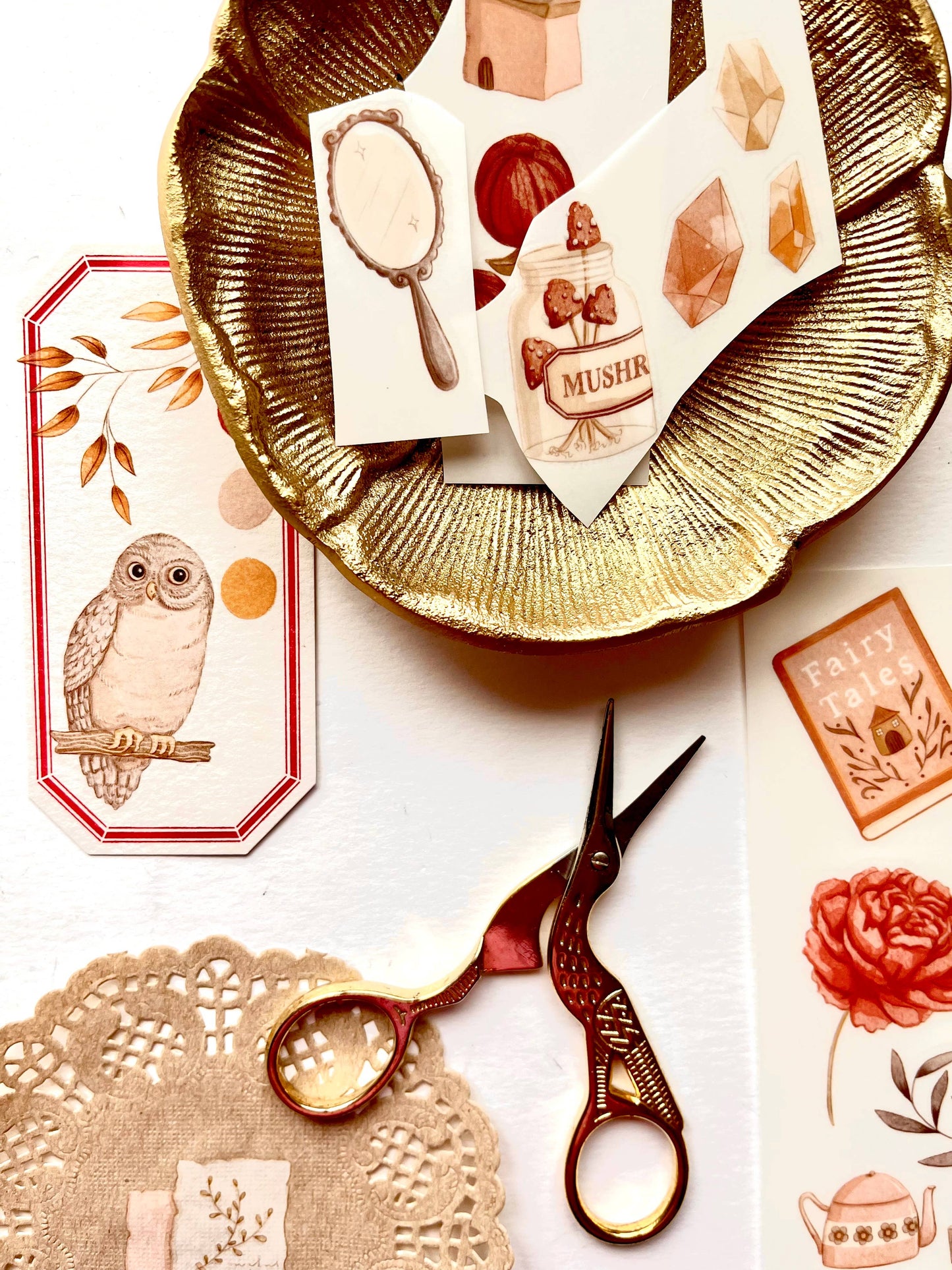 Aufkleber zum Aufreiben - Märchen 2er Set