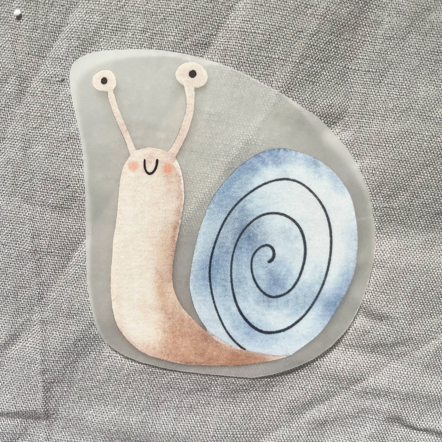 Bügelbild - Schnecke