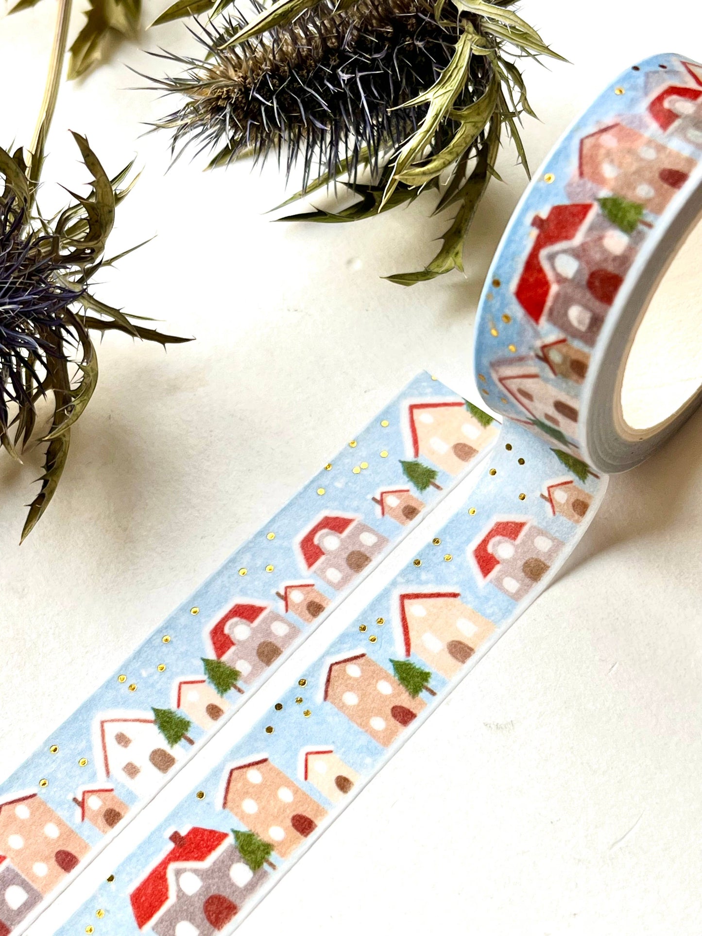 Washi Tape - Verschneite Straße