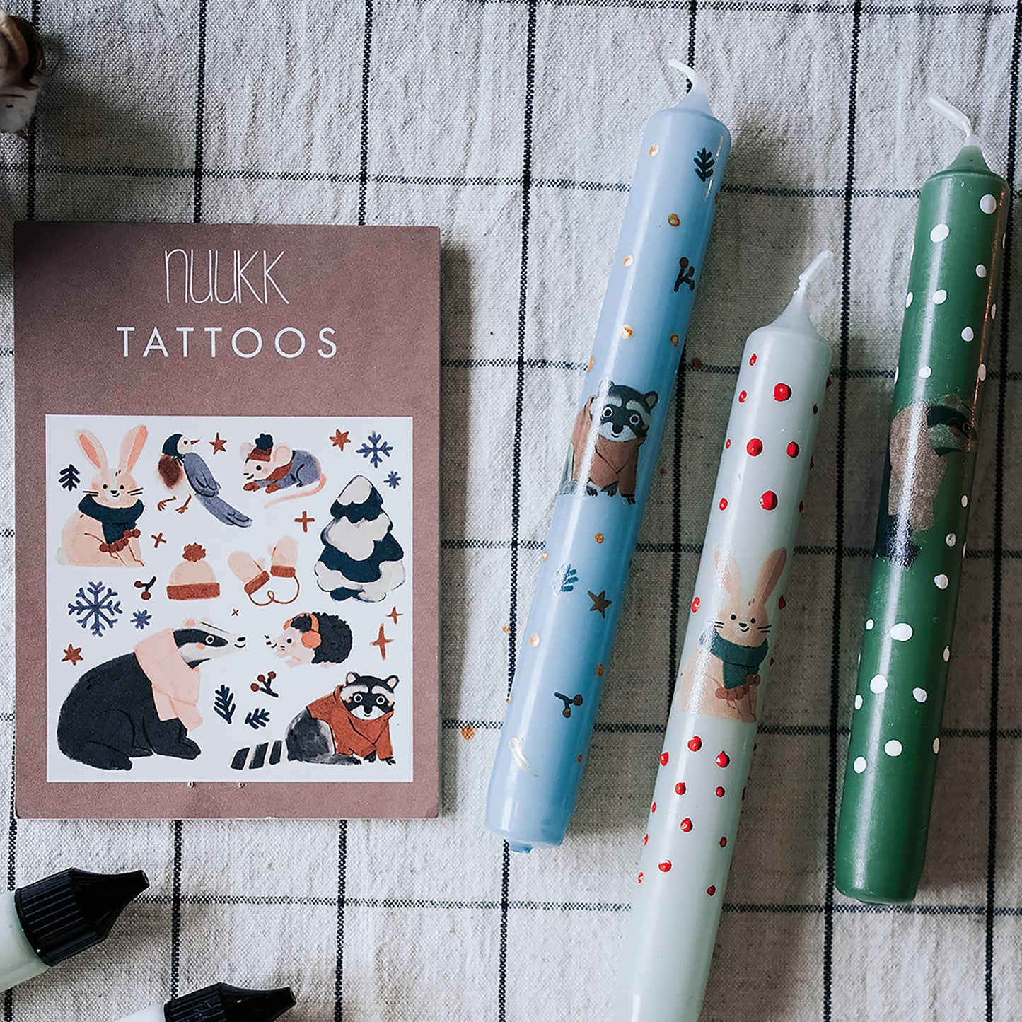 Bio Tattoos - Schals und Mützen