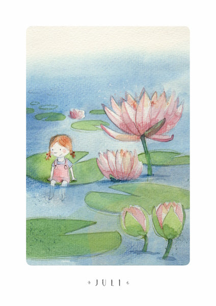 Monatskarten Blumen - Set von Stefanie Messing