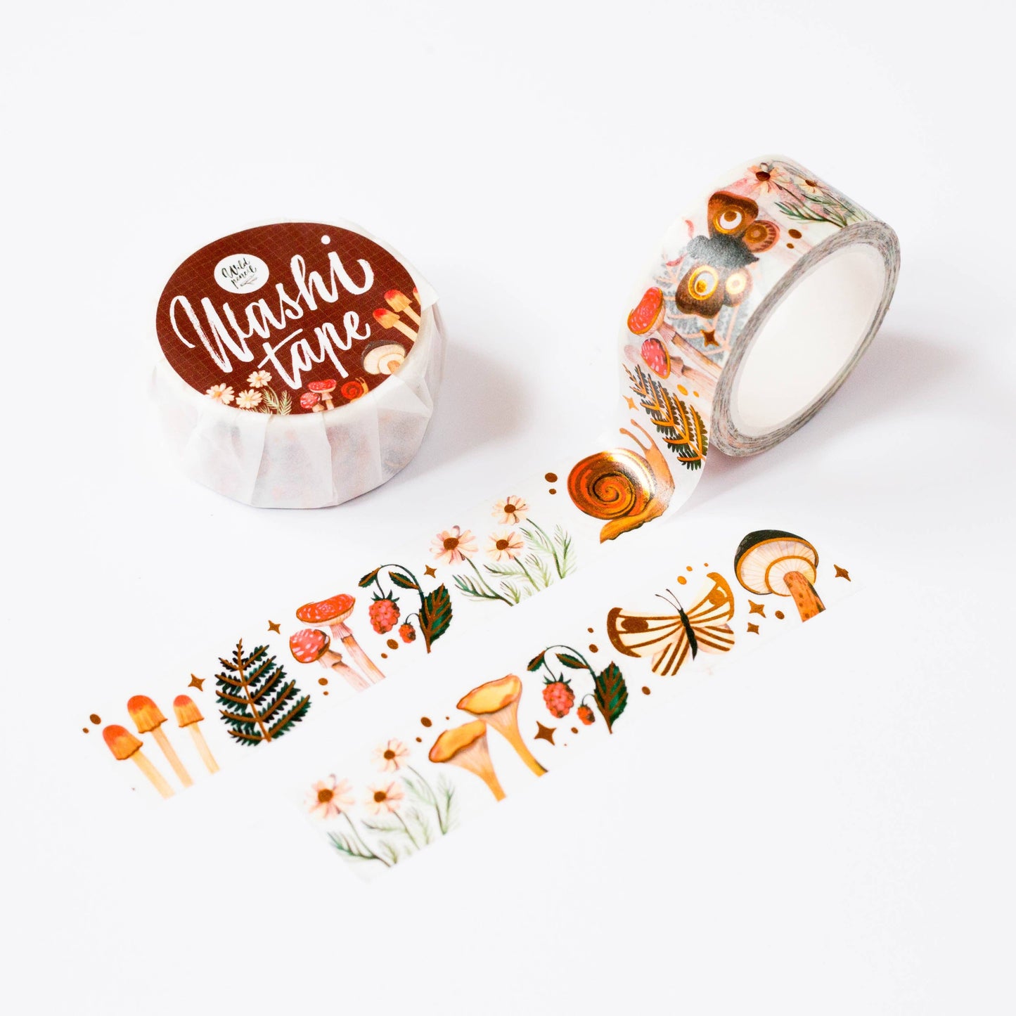 Washi Tape - Goldener Wald