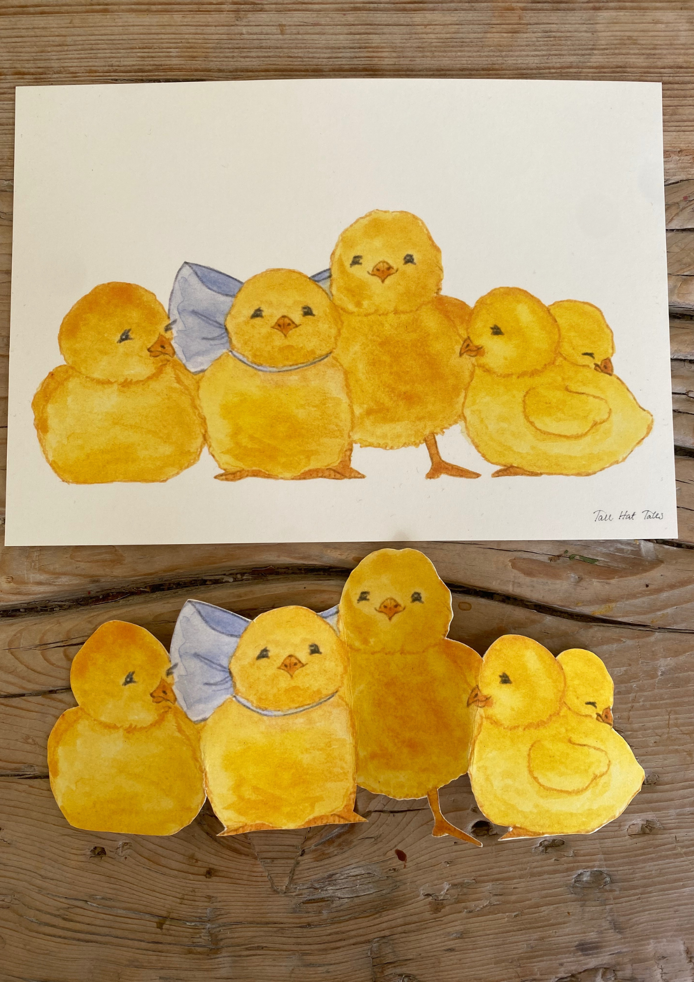Vorbestellung - Bastelvorlage - Küken