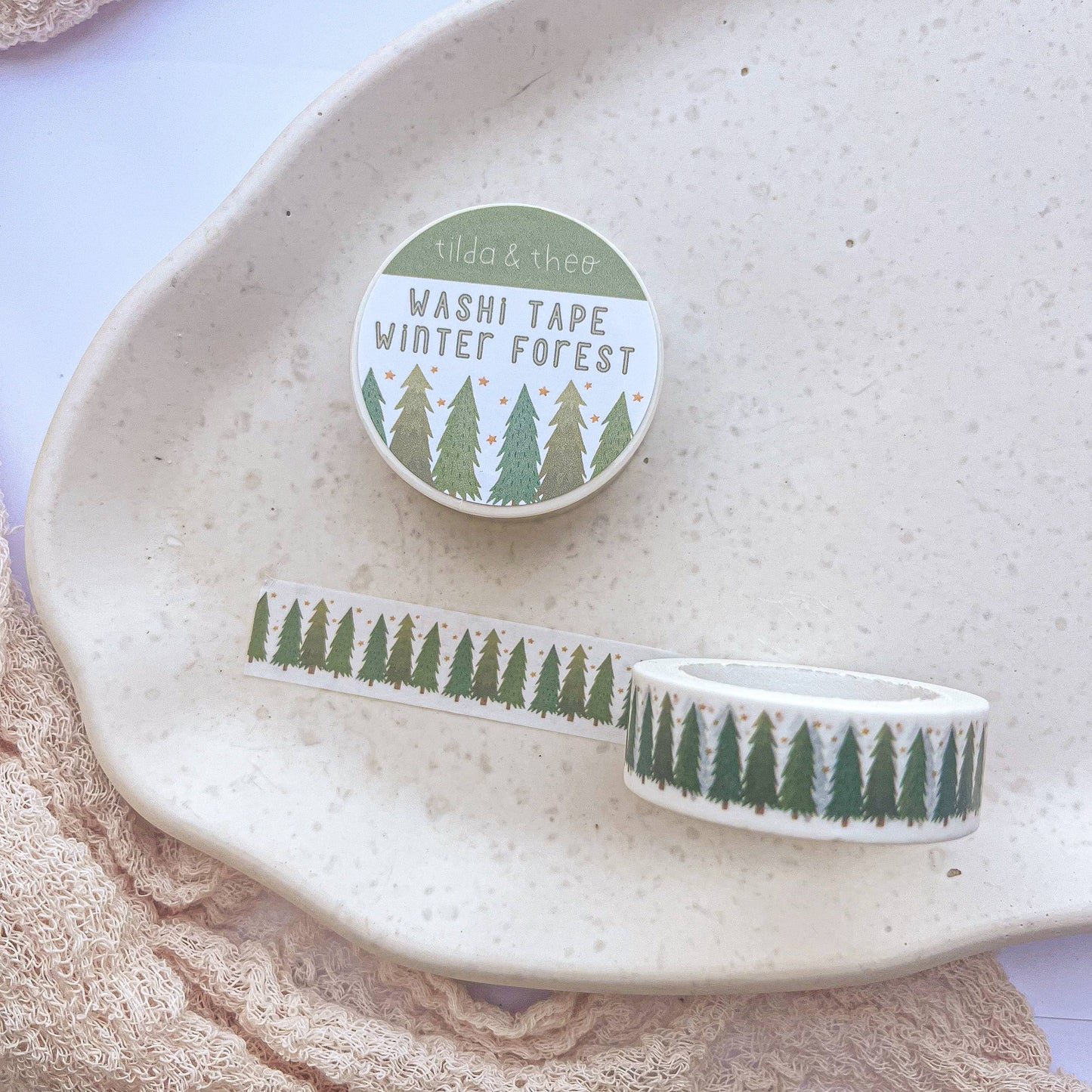 Washi Tape - Tannen Winterwald