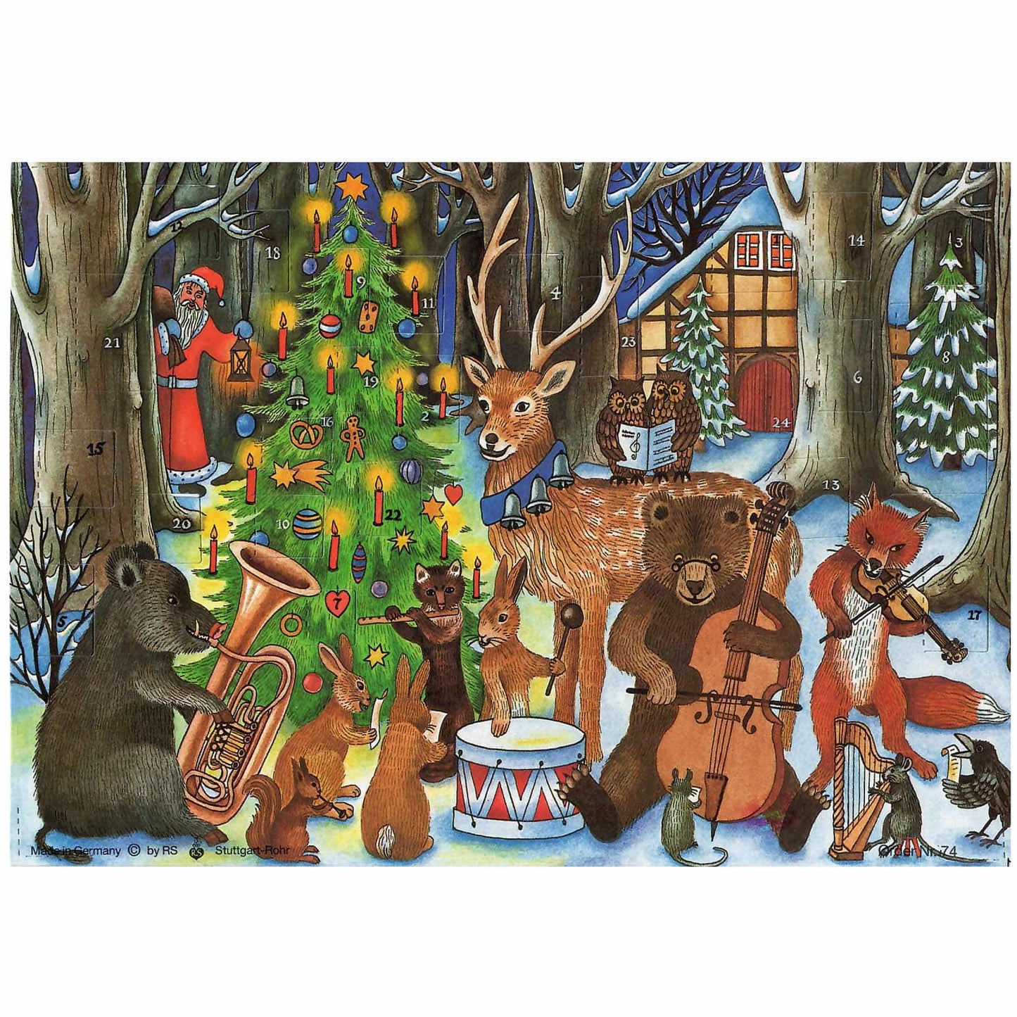 Adventskalender - Weihnachten der Tiere A5