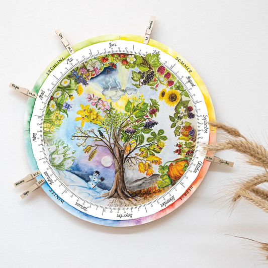 Geburtstagskalender aus Holz