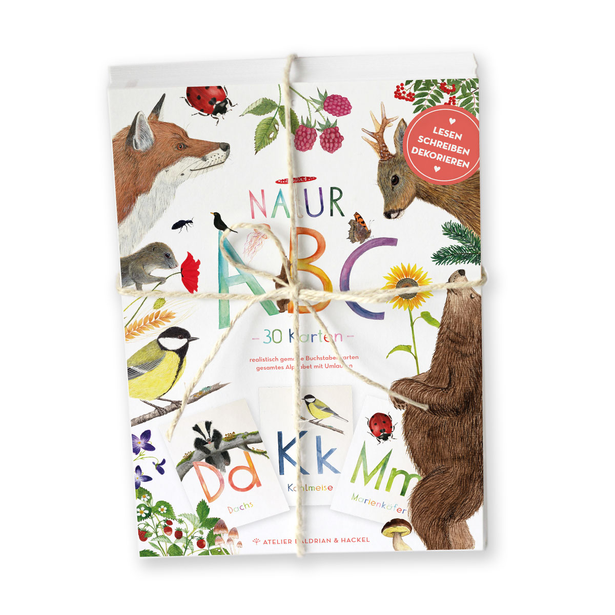 ABC-Karten Set „Natur“