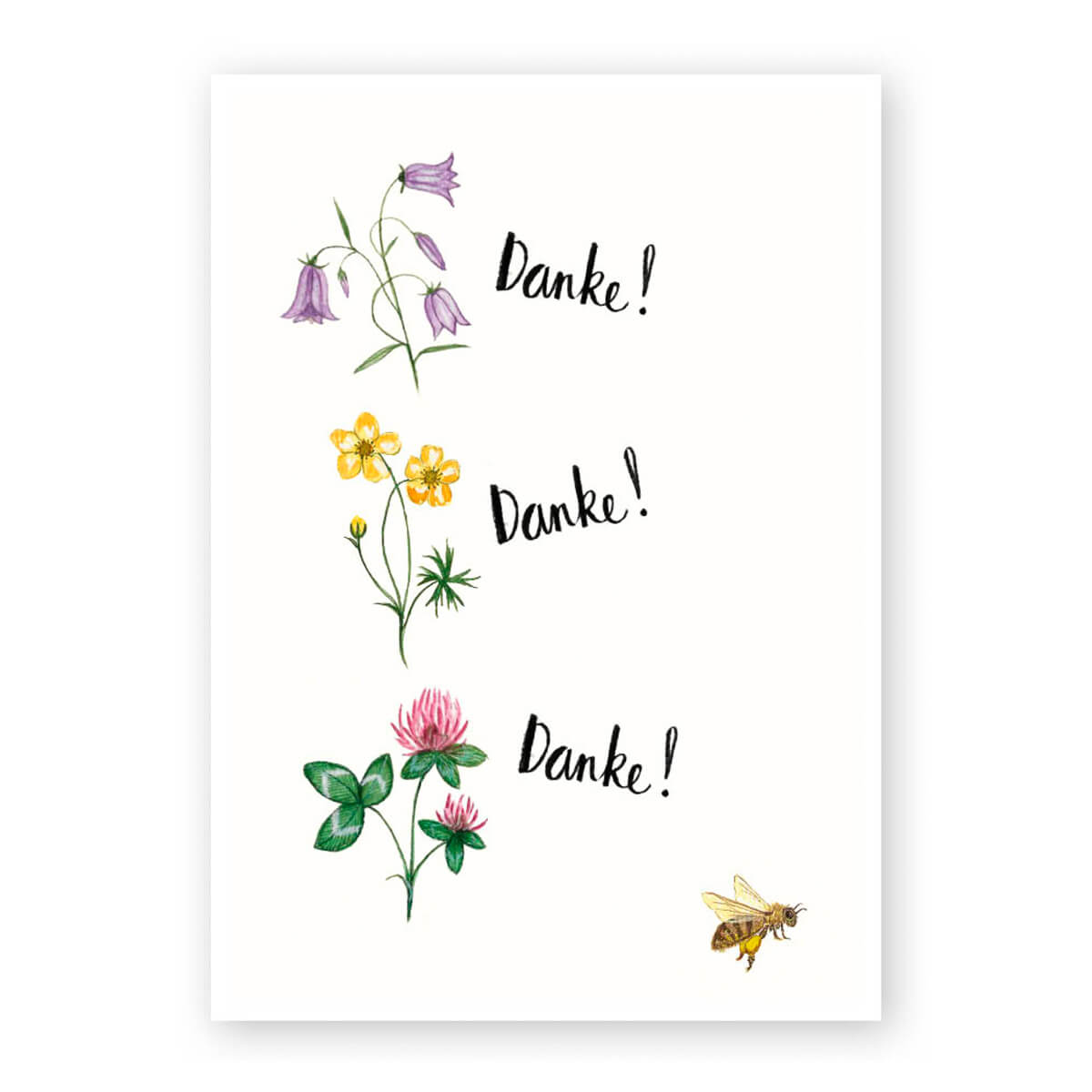 Wiesenblumen "Danke"