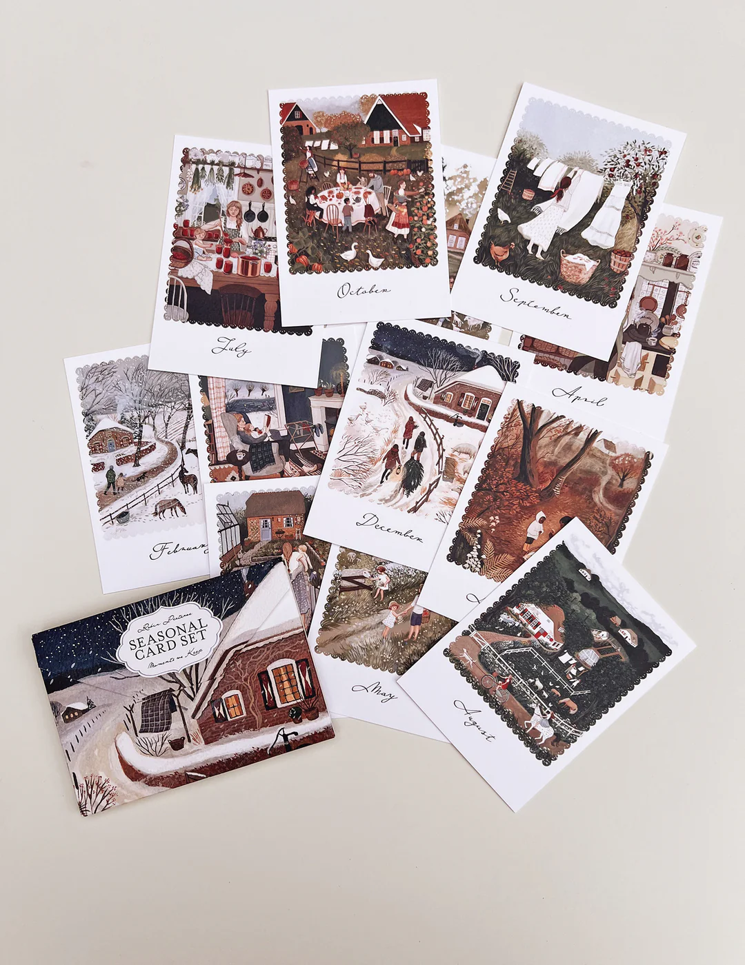 Monatskarten - Set von Robin Pieterse