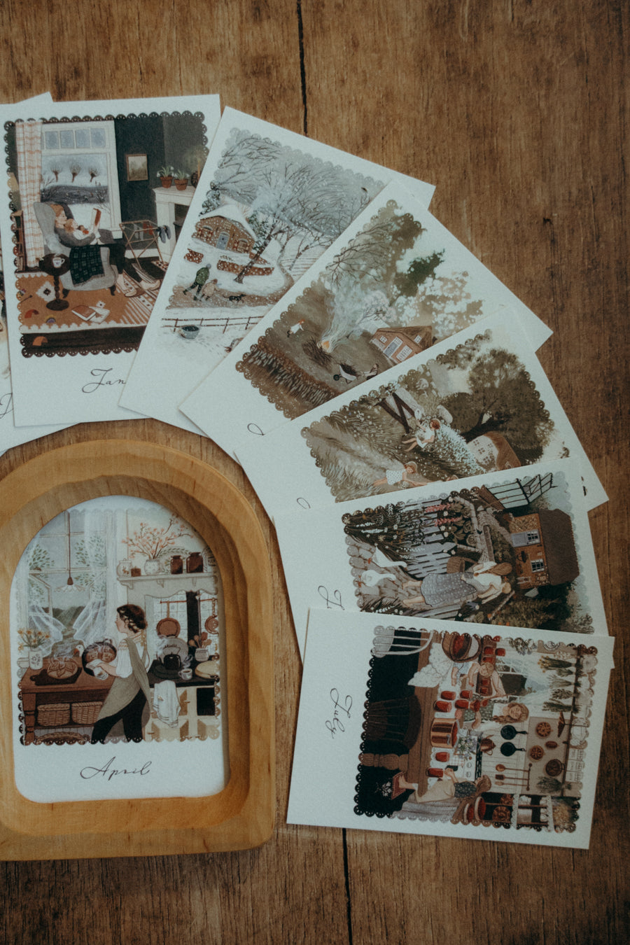 Monatskarten - Set von Robin Pieterse