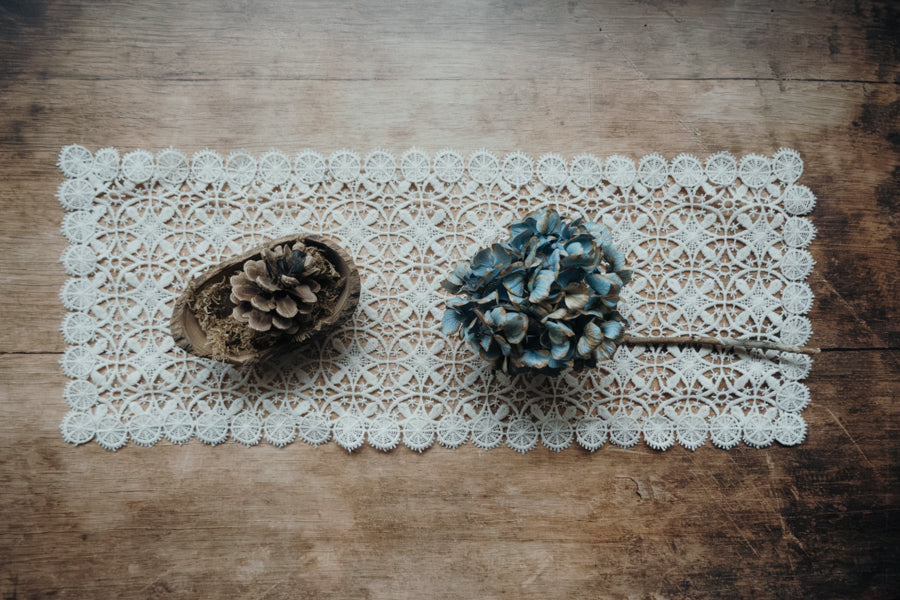 Vintage Deckchen aus Spitze