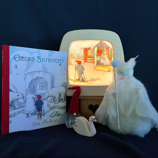 4 Motive-Set - Olle's Ski Ausflug - Elsa Beskow