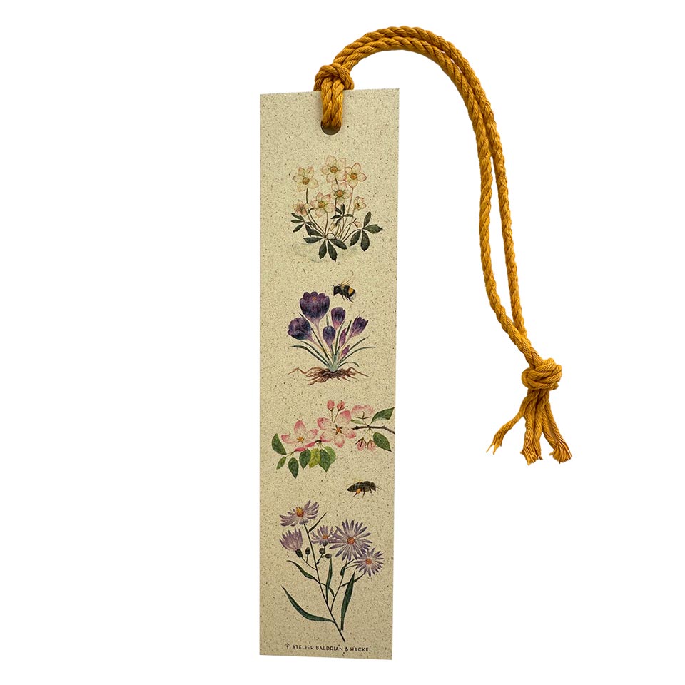 Lesezeichen „Blumen”