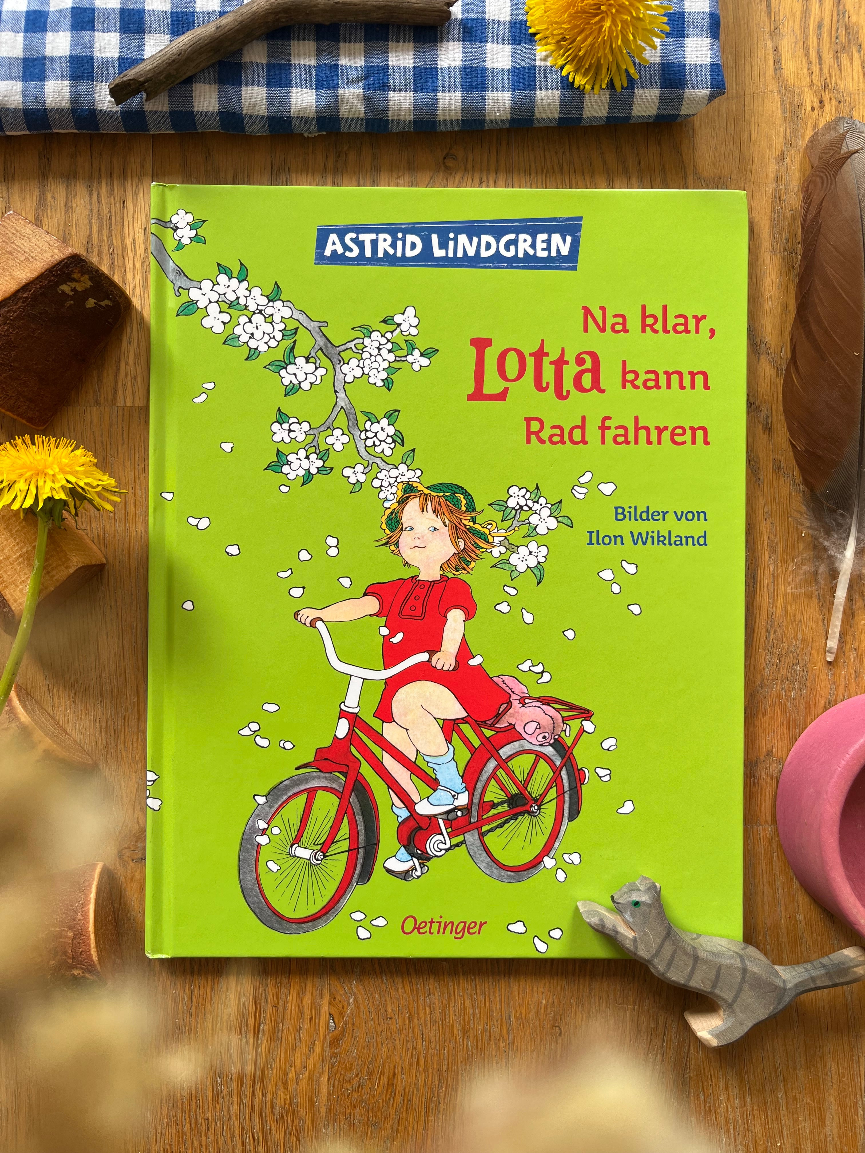 Na klar, Lotta kann Rad fahren