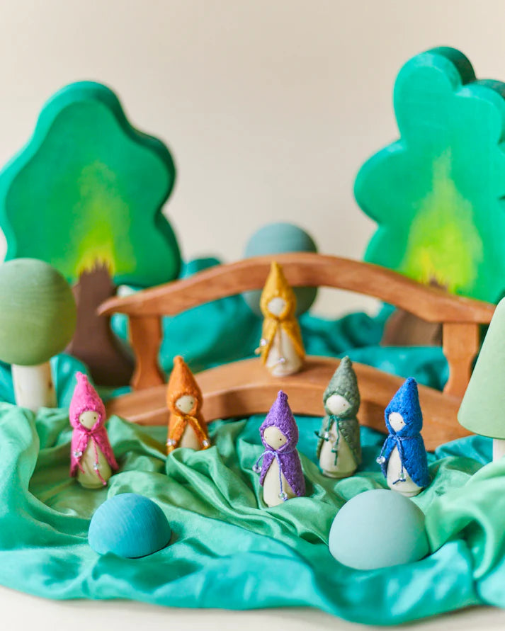 Mini Holzgnom - Gelb