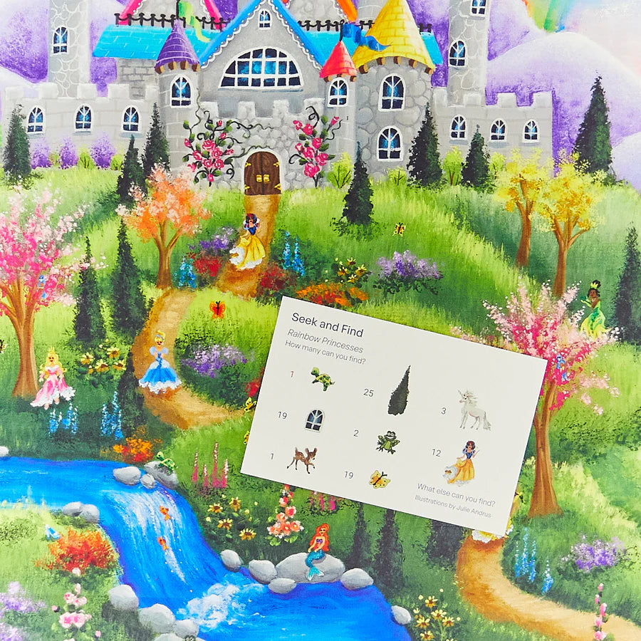 Spieltuch Suchen & Finden aus Seide - Prinzessin