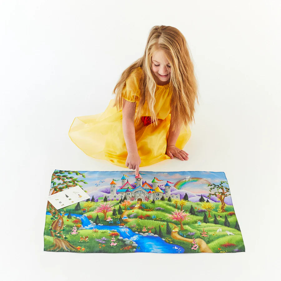 Spieltuch Suchen & Finden aus Seide - Prinzessin