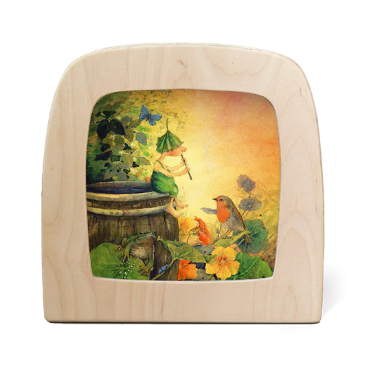 Motiv Giesbert in der Regentonne - Flöte