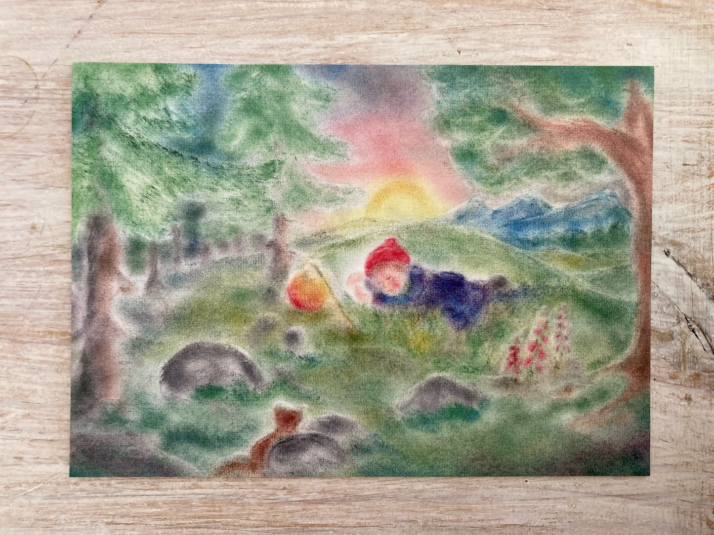 Schlafendes Laternenkind