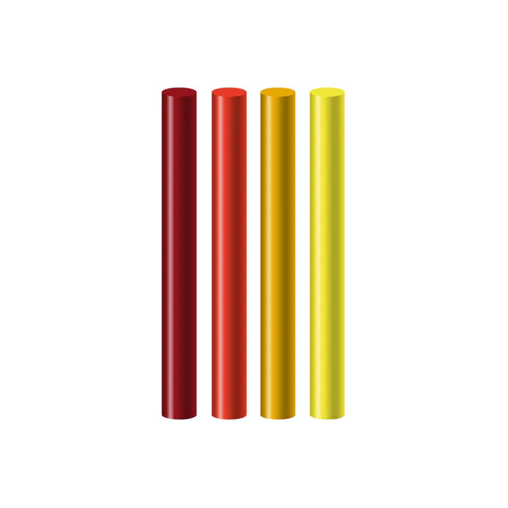 Seccorell Farbstäbchen "Warme Farben" (Grundfarben)