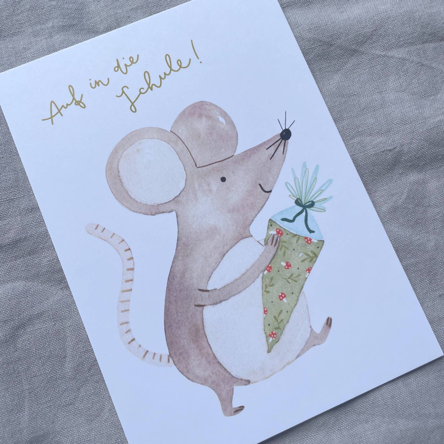 Einschulung - Maus
