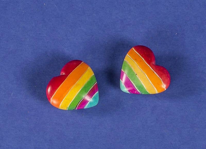 Speckstein - Mini Herz - Regenbogen