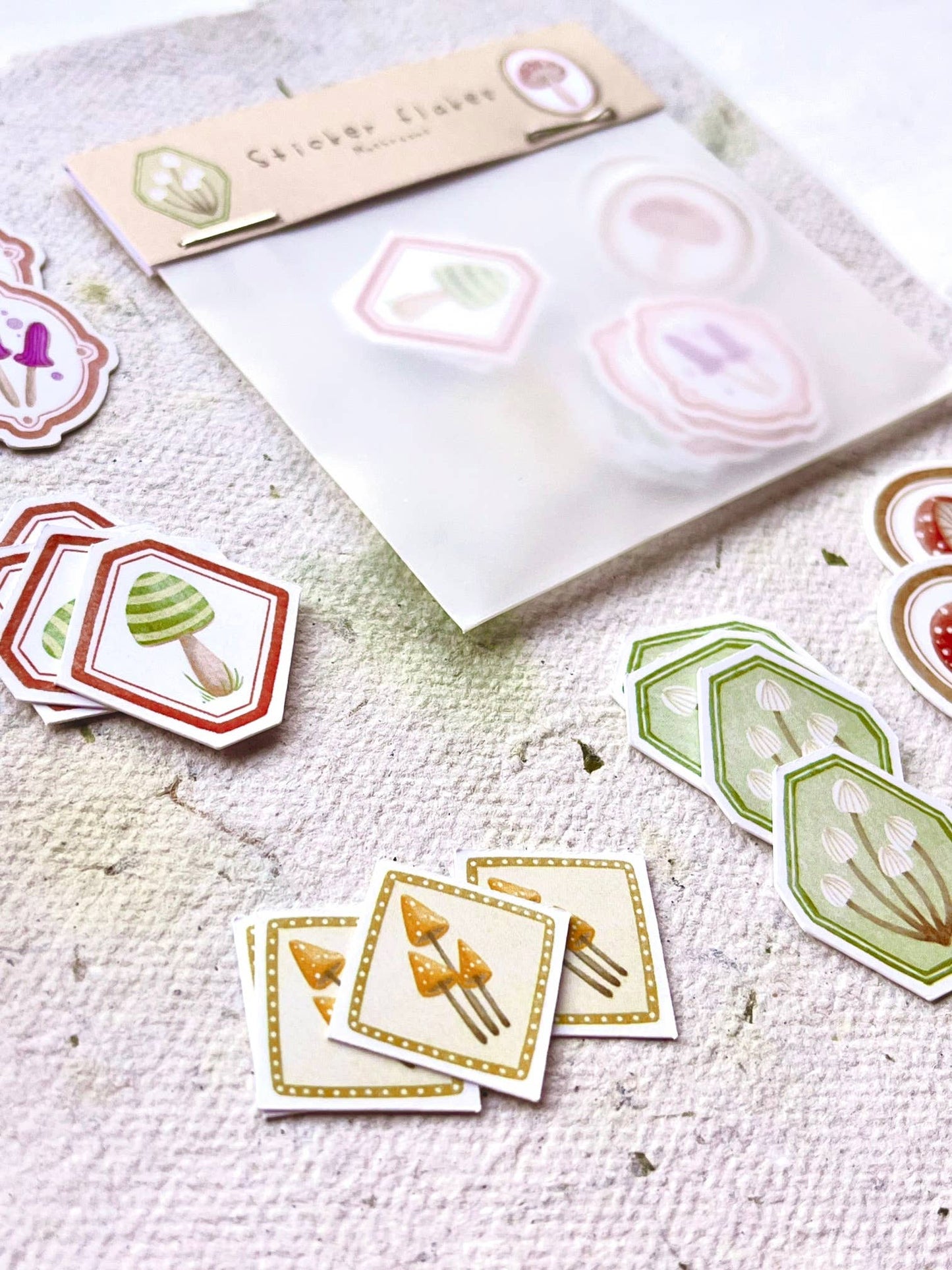 Stickerflocken - Pilze