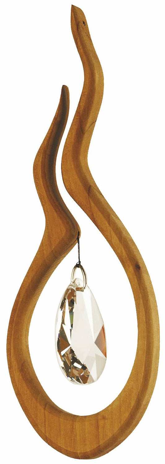 Fensterschmuck - Shakti mit Regenbogen-Kristall