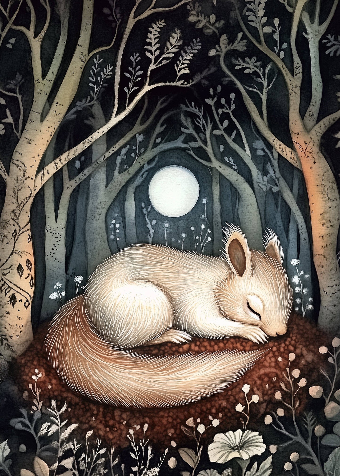 Schläfrige Wälder: Eichhörnchen