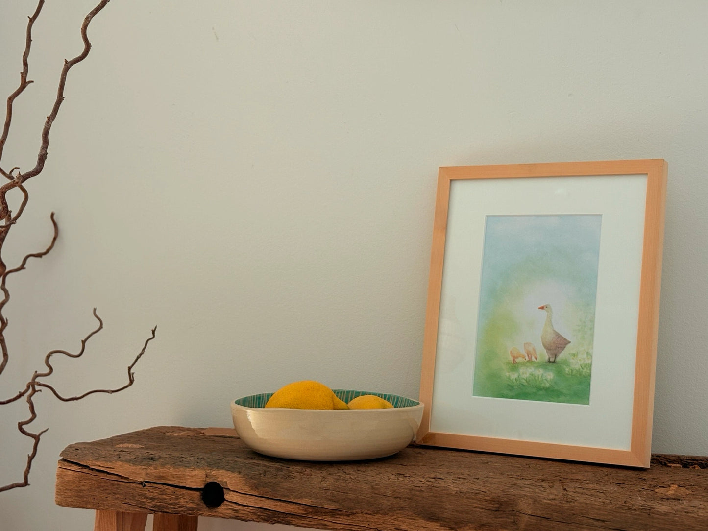 Kunstdruck Gänse A5